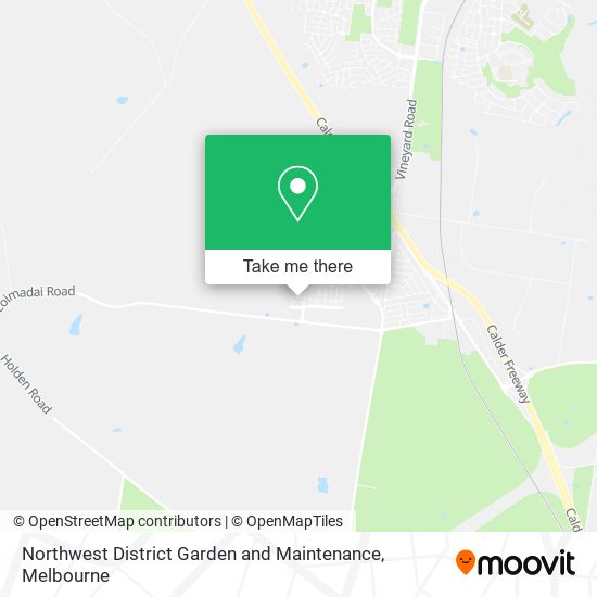 Northwest District Garden and Maintenance map