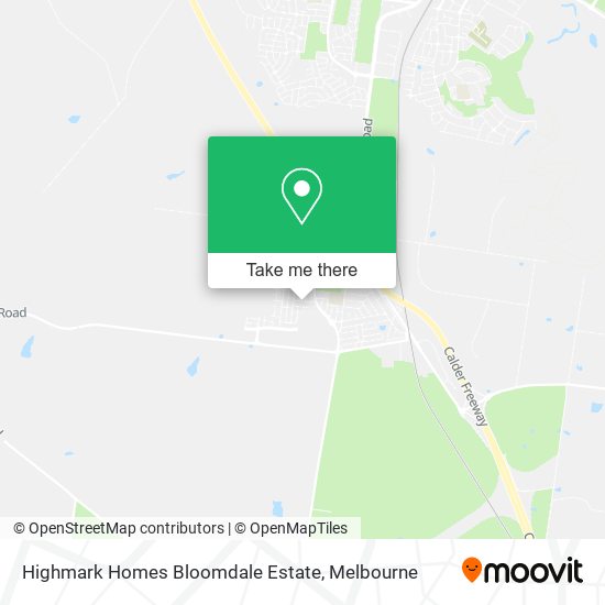 Highmark Homes Bloomdale Estate map