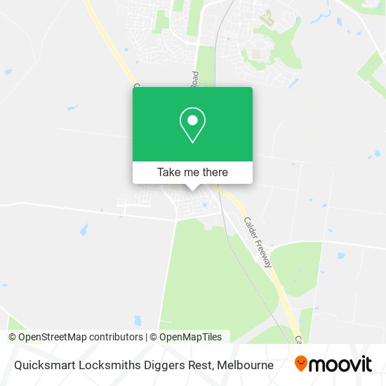 Quicksmart Locksmiths Diggers Rest map