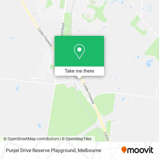 Punjel Drive Reserve Playground map