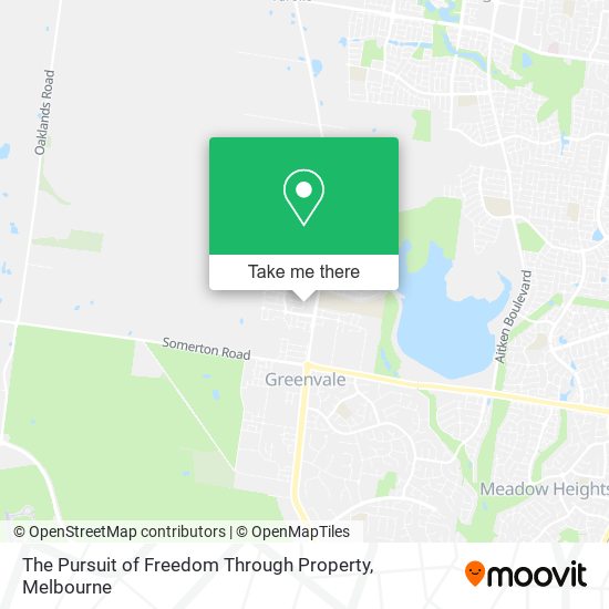 The Pursuit of Freedom Through Property map