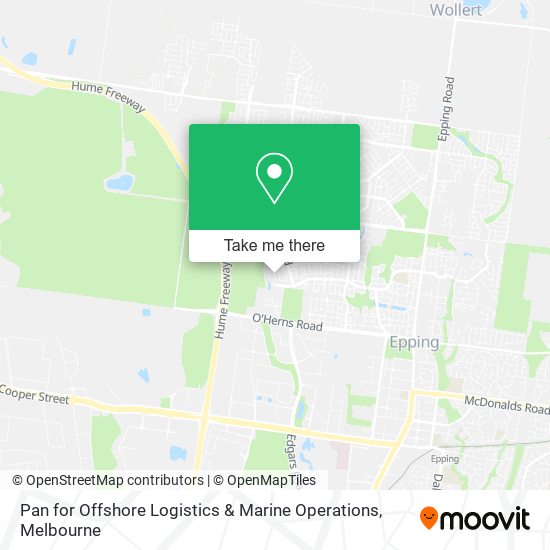 Pan for Offshore Logistics & Marine Operations map