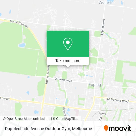 Mapa Dappleshade Avenue Outdoor Gym