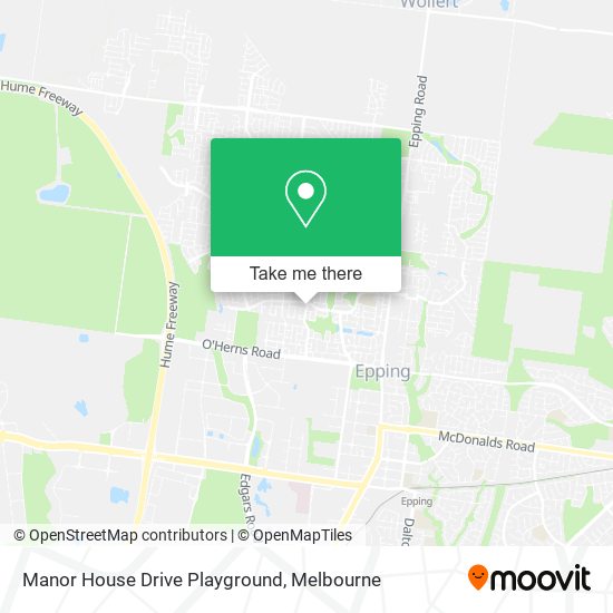 Manor House Drive Playground map