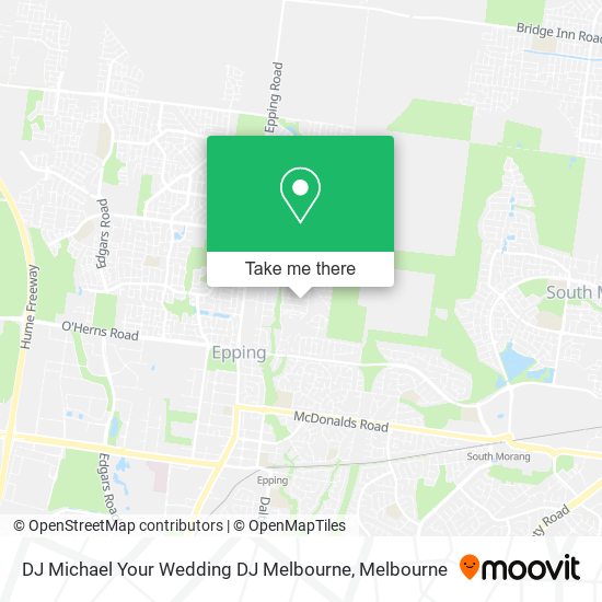 DJ Michael Your Wedding DJ Melbourne map