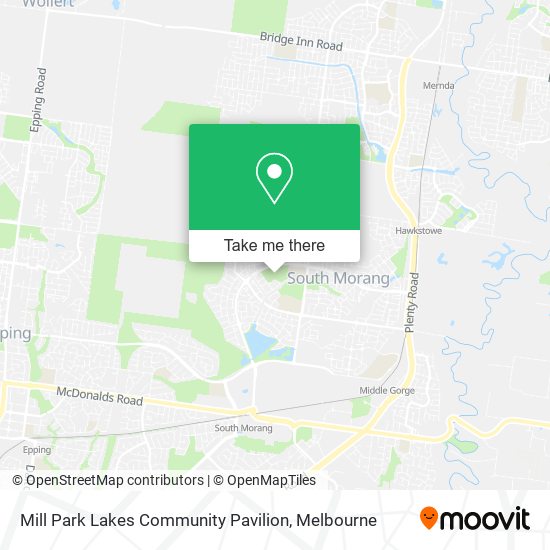 Mill Park Lakes Community Pavilion map