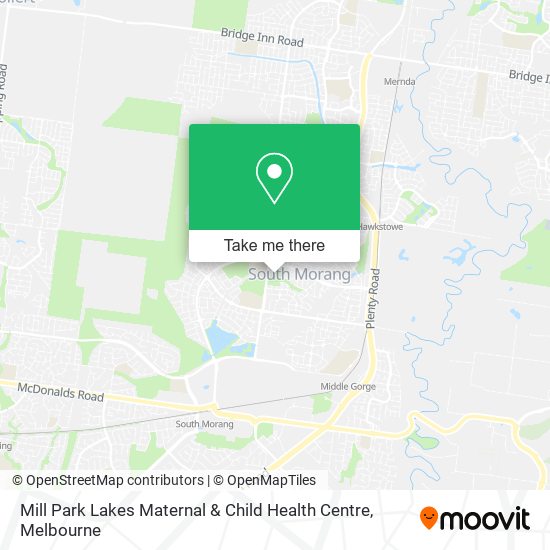 Mill Park Lakes Maternal & Child Health Centre map