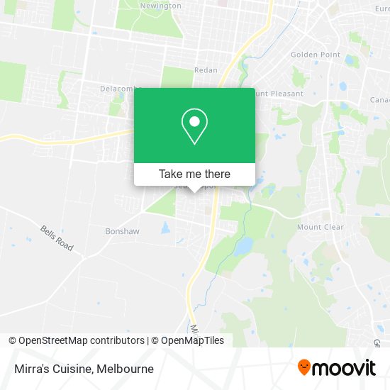 Mirra's Cuisine map