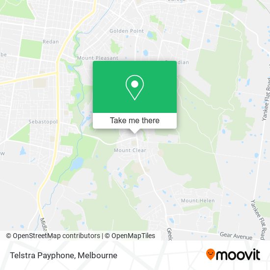 Telstra Payphone map