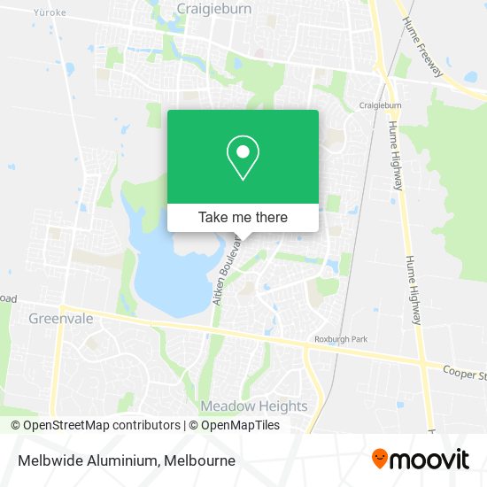 Melbwide Aluminium map