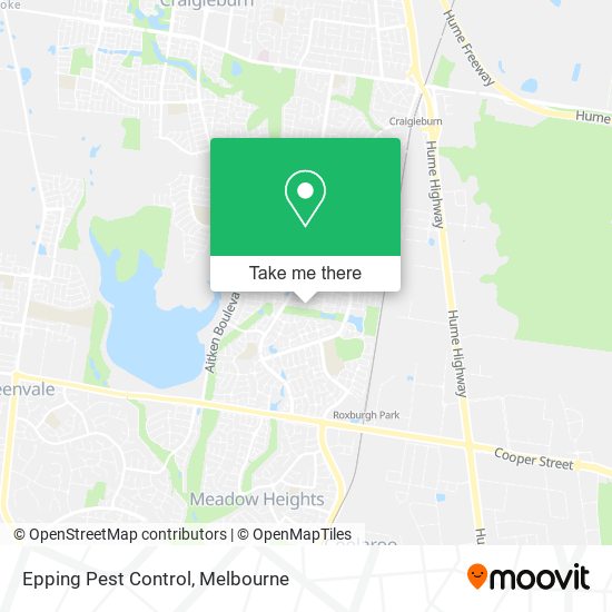 Epping Pest Control map