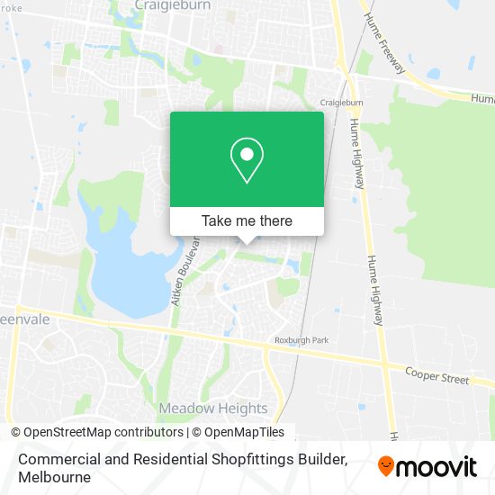Commercial and Residential Shopfittings Builder map