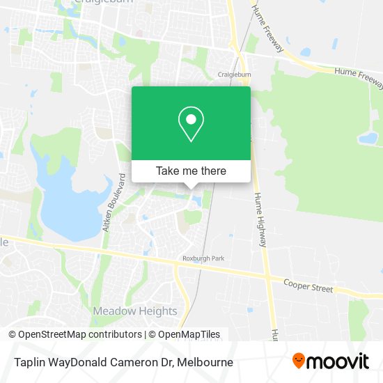 Taplin WayDonald Cameron Dr map