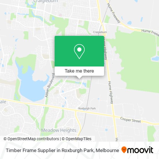 Timber Frame Supplier in Roxburgh Park map