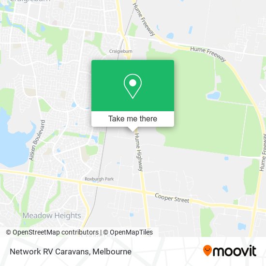 Network RV Caravans map