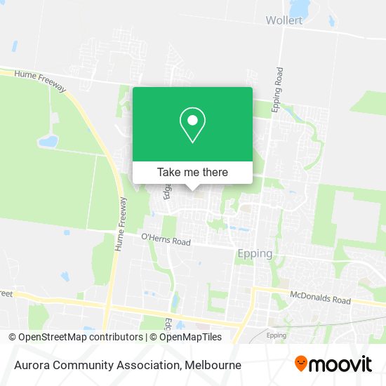 Aurora Community Association map