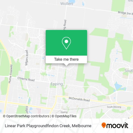 Linear Park Playgroundfindon Creek map