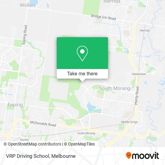 VRP Driving School map