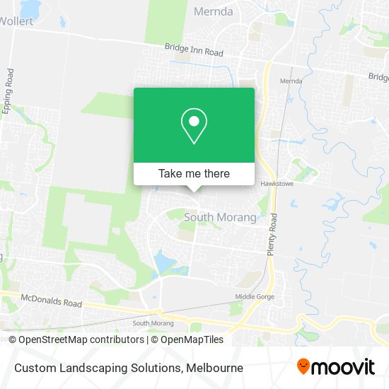 Custom Landscaping Solutions map
