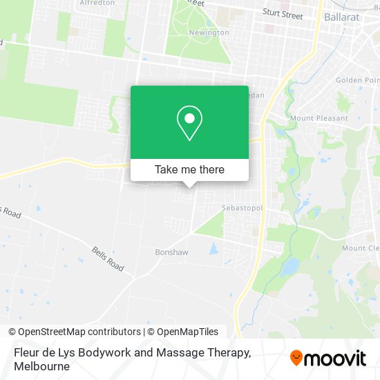 Fleur de Lys Bodywork and Massage Therapy map