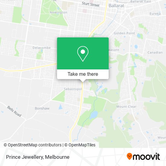 Prince Jewellery map