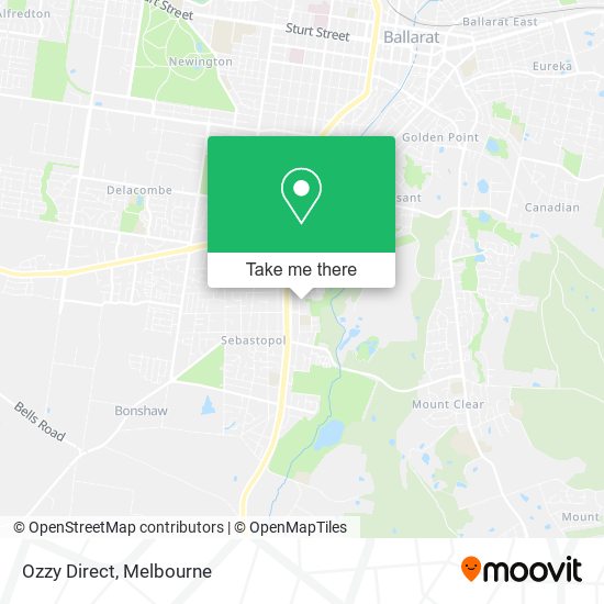 Ozzy Direct map