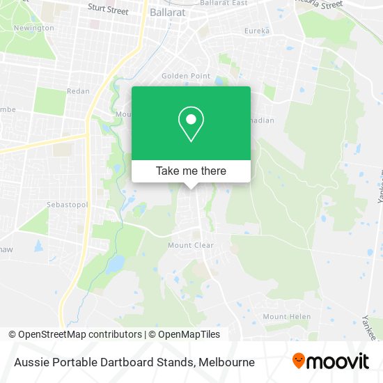 Aussie Portable Dartboard Stands map