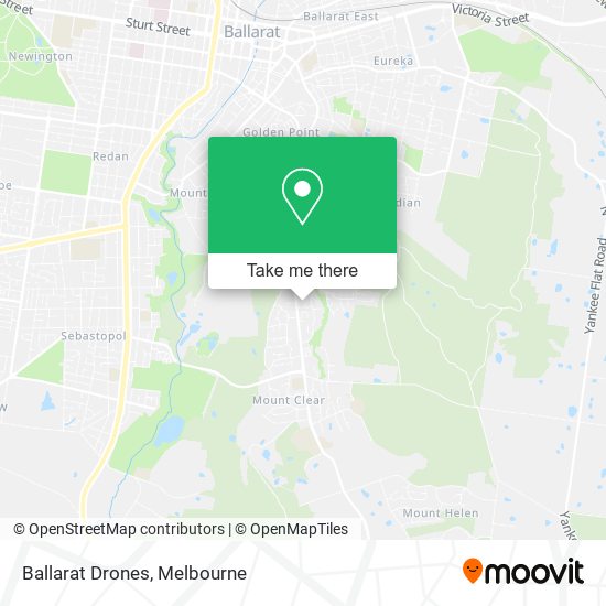 Ballarat Drones map