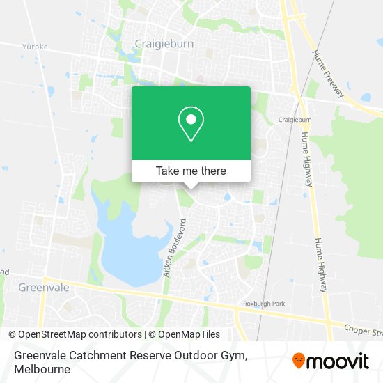 Greenvale Catchment Reserve Outdoor Gym map