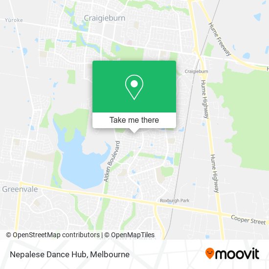 Nepalese Dance Hub map