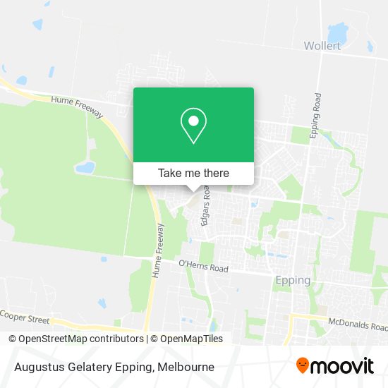 Augustus Gelatery Epping map