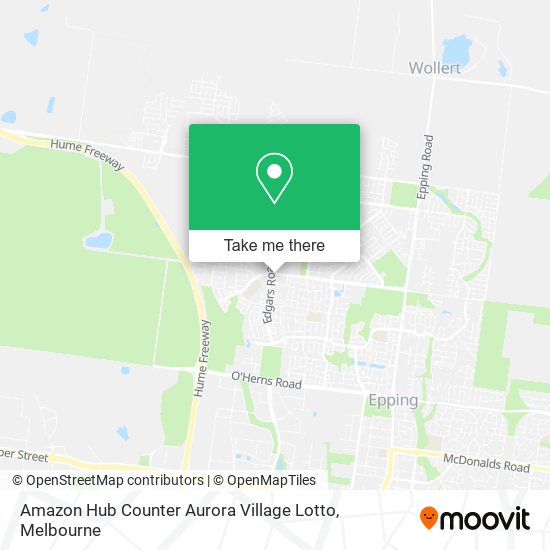 Amazon Hub Counter Aurora Village Lotto map