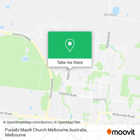 Punjabi Masih Church Melbourne Australia map