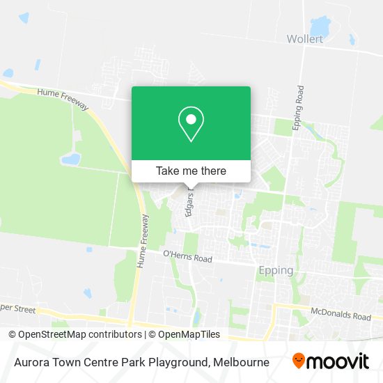 Aurora Town Centre Park Playground map