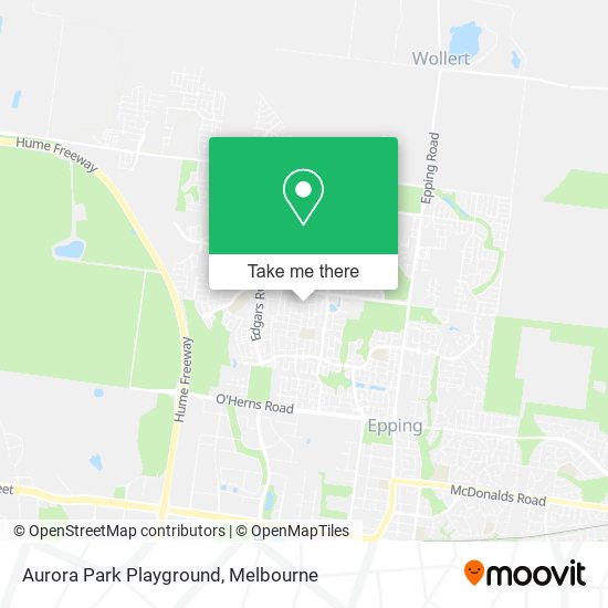 Aurora Park Playground map