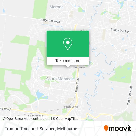 Trumpe Transport Services map