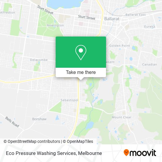 Eco Pressure Washing Services map