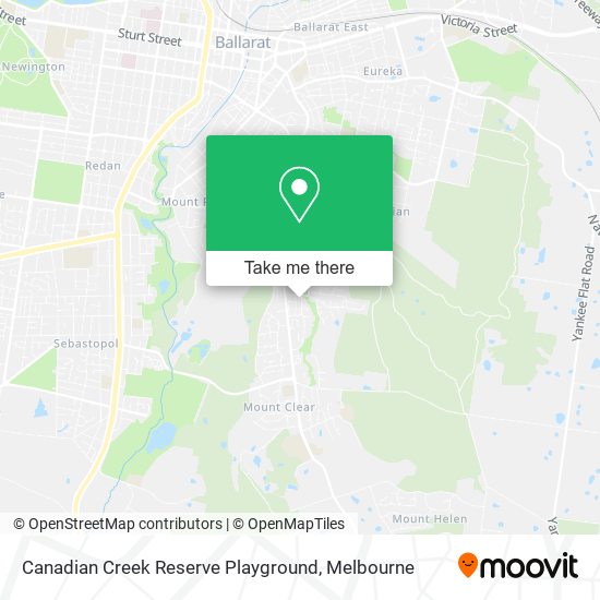 Canadian Creek Reserve Playground map