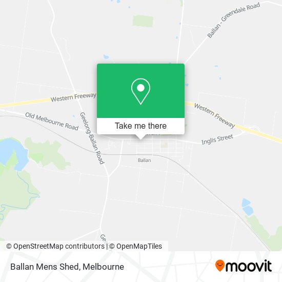 Ballan Mens Shed map