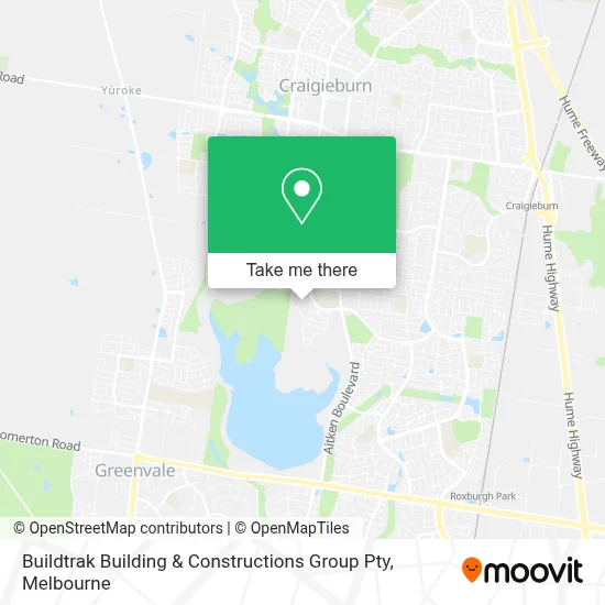 Mapa Buildtrak Building & Constructions Group Pty