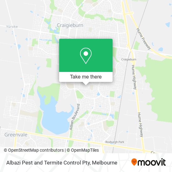 Albazi Pest and Termite Control Pty map