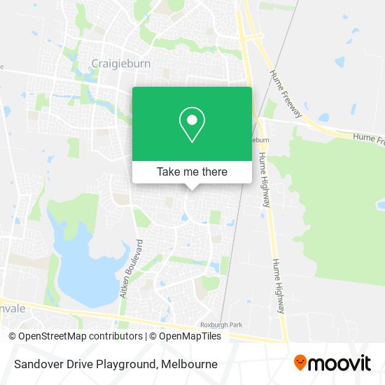 Sandover Drive Playground map