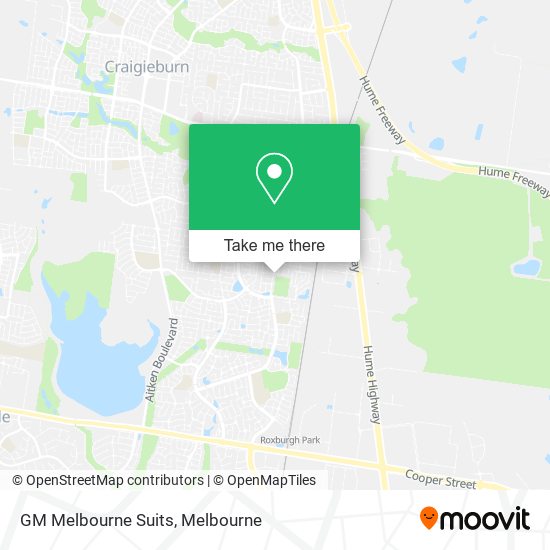 GM Melbourne Suits map