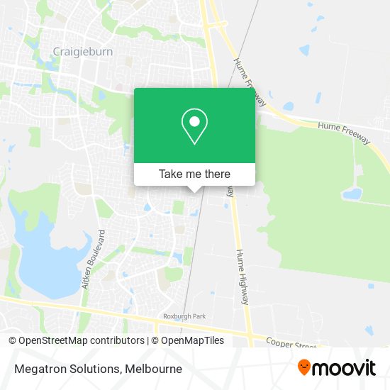 Megatron Solutions map