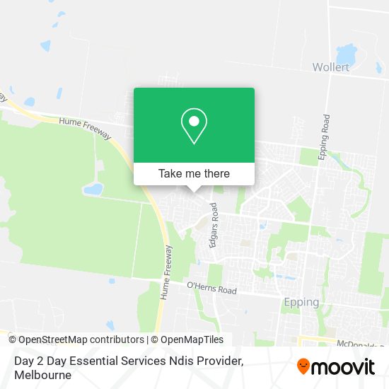 Day 2 Day Essential Services Ndis Provider map