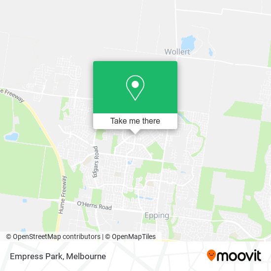 Empress Park map