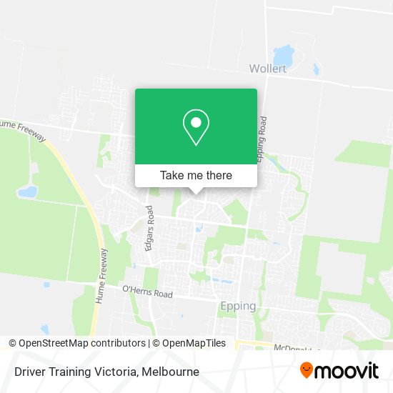 Driver Training Victoria map