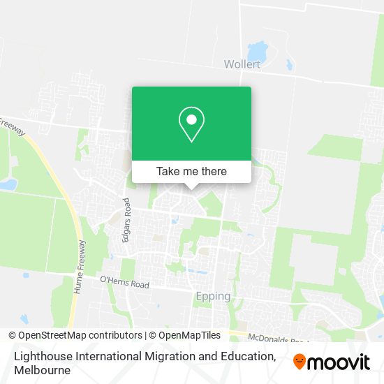 Mapa Lighthouse International Migration and Education