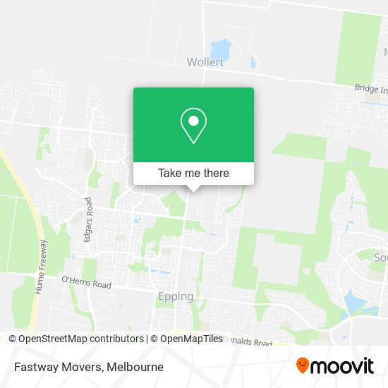 Fastway Movers map