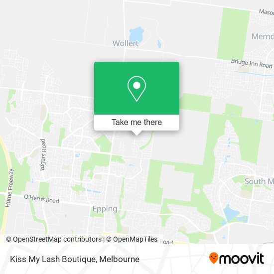 Kiss My Lash Boutique map